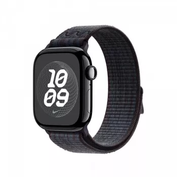 42 mm Juoda/Blue Nike Sport Loop