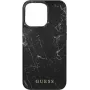 GUESS Hard Cover Marble Juoda, skirtas Apple iPhone 13 Pro Max, GUHCP13XPCUMABK, blisteris (GUHCP13XPCUMABK)