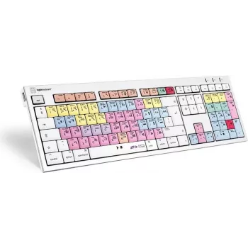 Klaviatūra Logickeyboard LKB-PT-CWMU-UK Office USB QWERTY UK English įvairiaspalvė