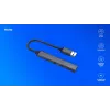 USB šakotuvas SAVIO AK-70, 7 prievadų USB 3.0, 4 naudojami prievadai, USB Type-A pagrindinis, 5 Gbit/s perdavimas, garantija 2 metai