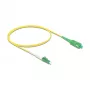 DeLOCK 83235 InfiniBand šviesolaidinis kabelis 1m LC SC OS2 geltonas