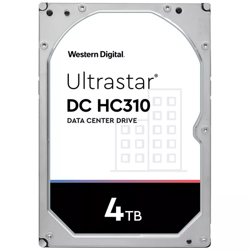 Vidinis 3,5 colio SAS kietasis diskas Western Digital Ultrastar DC HC310 4TB 7200 RPM 12 Gbit/s 256MB