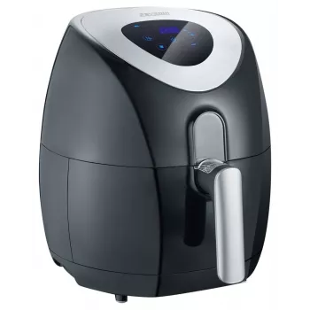 Severin 2430 vienas 3,2 l atskirai stovinti 1500 W karšto oro gruzdintuvė, juoda, nerūdijantis plienas