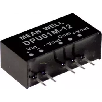 Maitinimo adapteris MEAN WELL DPU01N-12 1 W Įėjimas 21,6–26,4 V Išėjimas 15 V