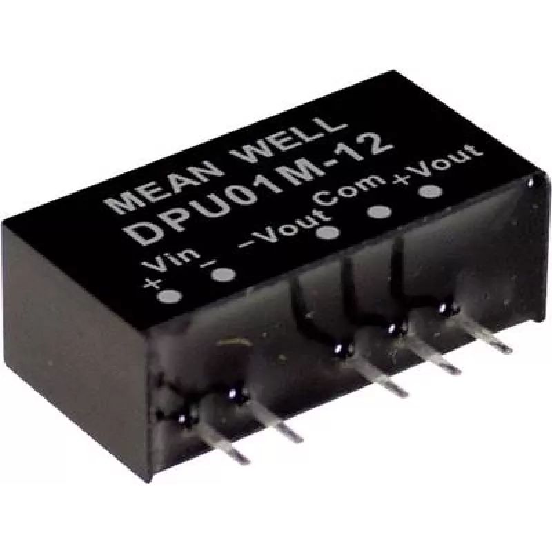 Maitinimo adapteris MEAN WELL DPU01N-12 1 W Įėjimas 21,6–26,4 V Išėjimas 15 V