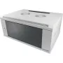 Prie sienos tvirtinama spinta ALLNET ALL-SMC6412GRAU 12U, 50 kg talpa, raktinis užraktas, pilka