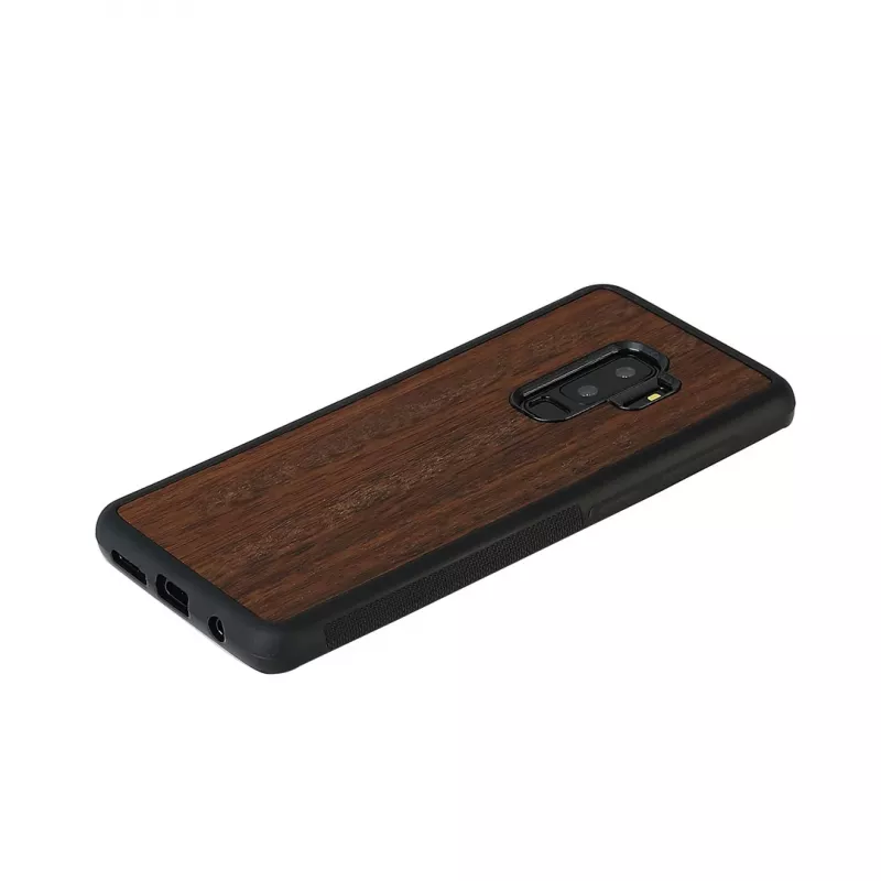 Išmaniojo telefono dėklas man and wood, skirtas Galaxy S9 Plus, koalos raštas, juodas