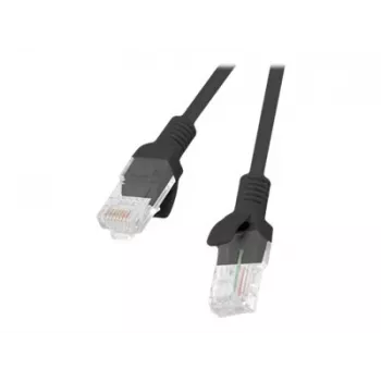 Tinklo kabelis LANBERG PCU5-10CC-0025-BK RJ-45 Cat5e U/UTP 0.25 m juodas