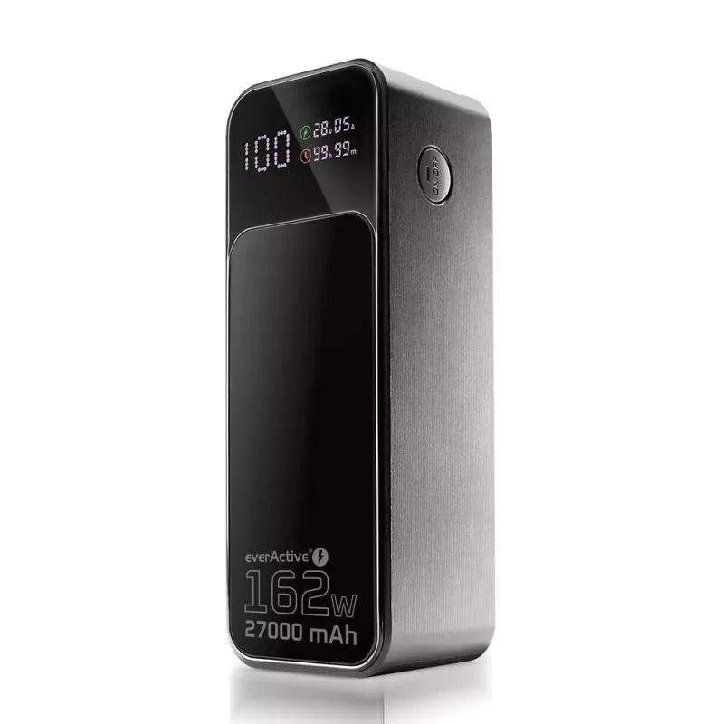 Išorinė baterija everActive EB-27Q 27 000 mAh, 2× USB-C, Quick Charge 4+