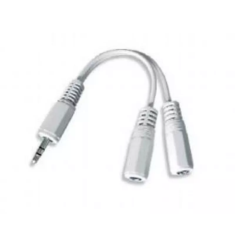 3,5 mm / 10 cm garso kabelio skirstytuvas, baltas CCA-415W Gembird