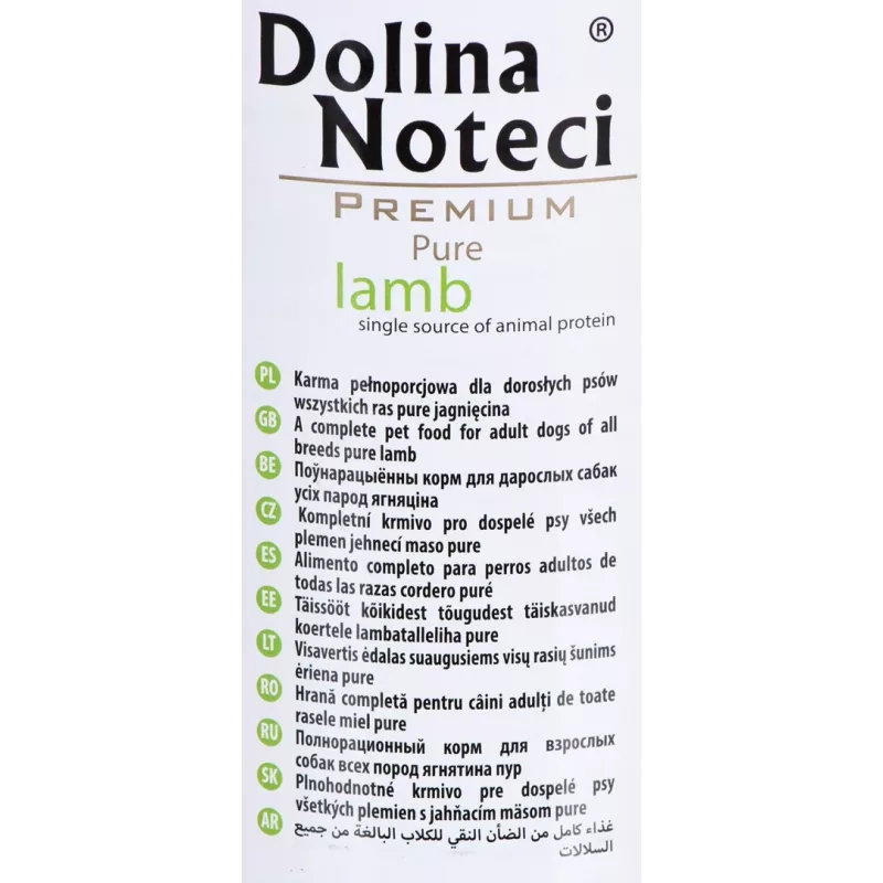 Dolina Noteci Premium Pure Lamb - šlapias šunų maistas - 400g