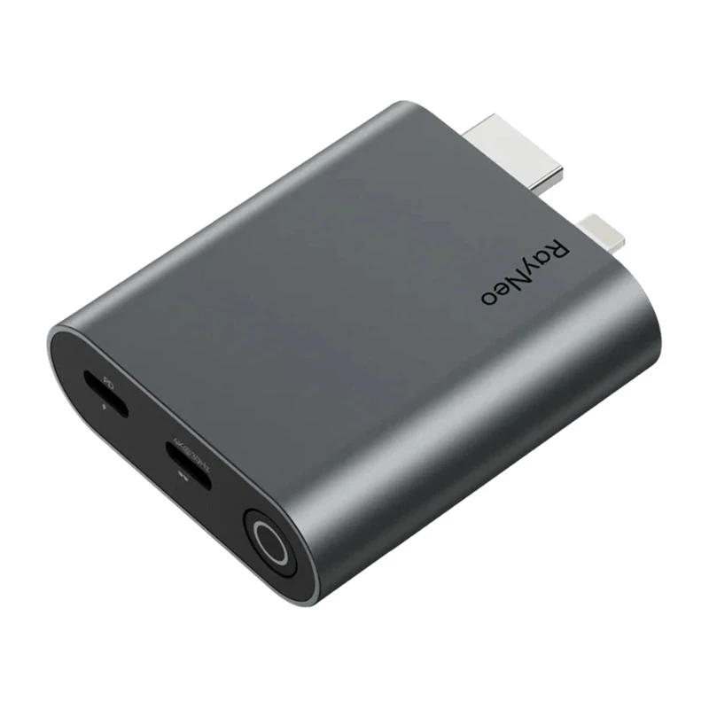 HDMI į USB-C adapteris RayNeo XRAC-ADA01OS, skirtas AR RayNeo akinių įkrovimui