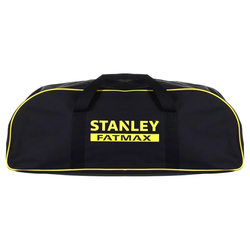 Diskinis šlifuoklis STANLEY SFMEE500S 750 W, reguliuojamas greitis, teleskopinė rankena, minkšta rankena, juoda/geltona