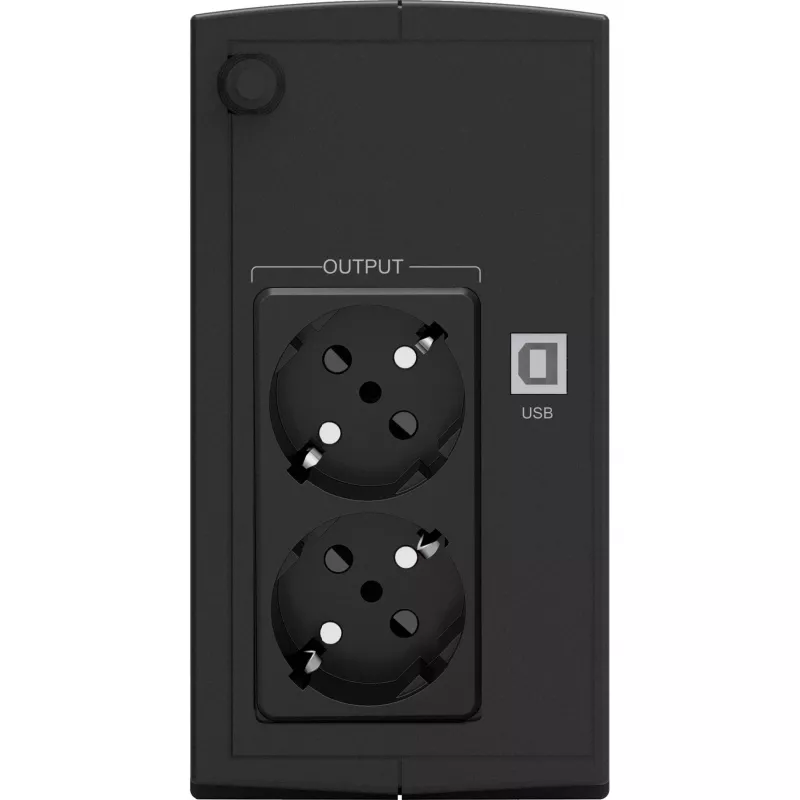 PowerWalker Basic VI 850 SB Line-Interactive 850VA 2AC-Outputs Tower Juoda Uninterruptible maitinimo šaltinis (UPS) (10121067)