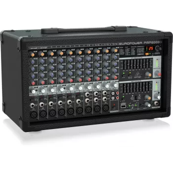 Behringer PMP2000D garso maišytuvas 14 kanalų 2000 W juodas