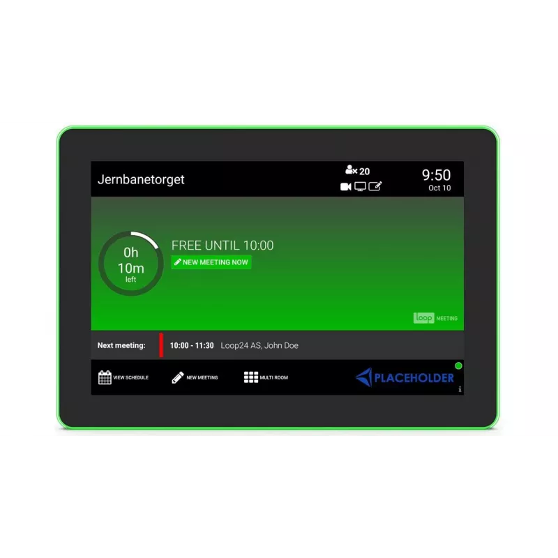 Posėdžių kambario ekranas Loop24 LM-8058 20,3 cm 1280 x 800 LED juodas