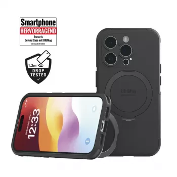 4smarts Defend Case - Mantelhülle - Apple - iPhone 15 Pro - 15,5 cm (6.1) - Juoda