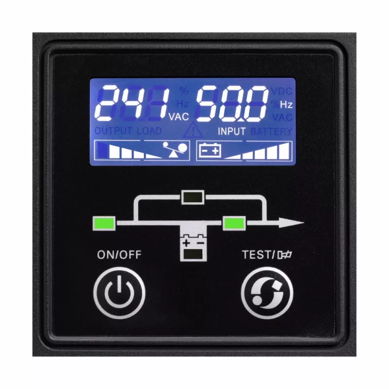 Eaton 9E 2000I nepertraukiamo maitinimo šaltinis (UPS) Dvigubo keitimo (Online) 2 kVA 1600 W 6 kintamosios srovės lizdai