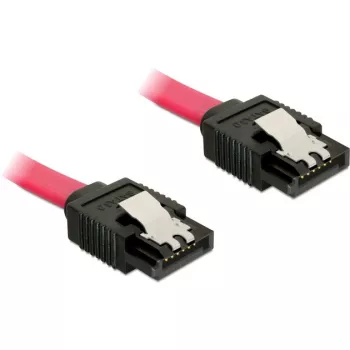 SATA laidas DeLOCK 82674 0,1 m raudonas