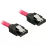 SATA laidas DeLOCK 82674 0,1 m raudonas