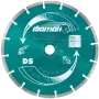 Makita Diamak - Deimantinis pjovimo diskas - betonui, marmurui, skalūnui, minkštai plytai, cemento blokui - 115 mm (D-61123)