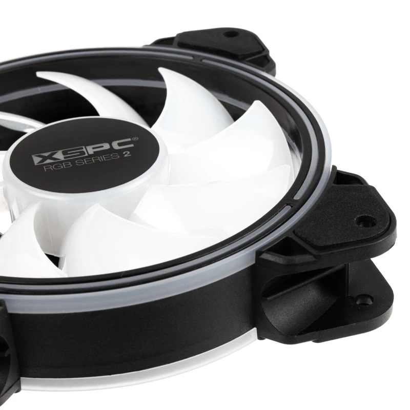 XSPC 120 mm ARGB PWM kompiuterio ventiliatorius, RGB serija 2, 120 mm
