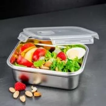 Maisto laikymo indas Lurch Safety 1500 ml - nerūdijančio plieno priešpiečių dėžutė
