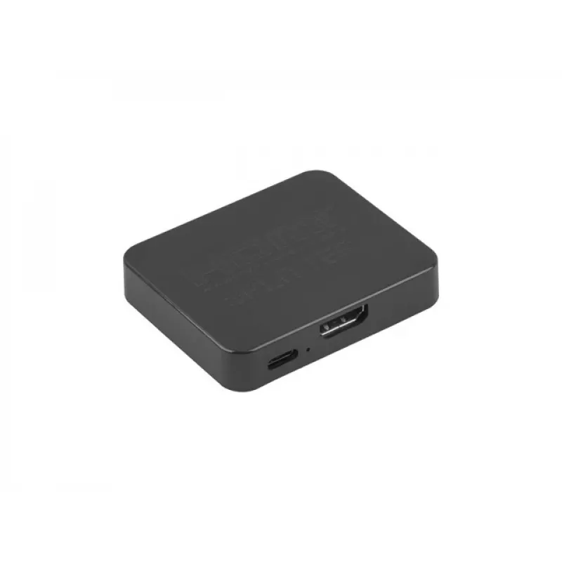 HDMI skirstytuvas LANBERG SPV-HDMI-1002 — 2x HDMI išėjimai, 4K, USB-C įvestis