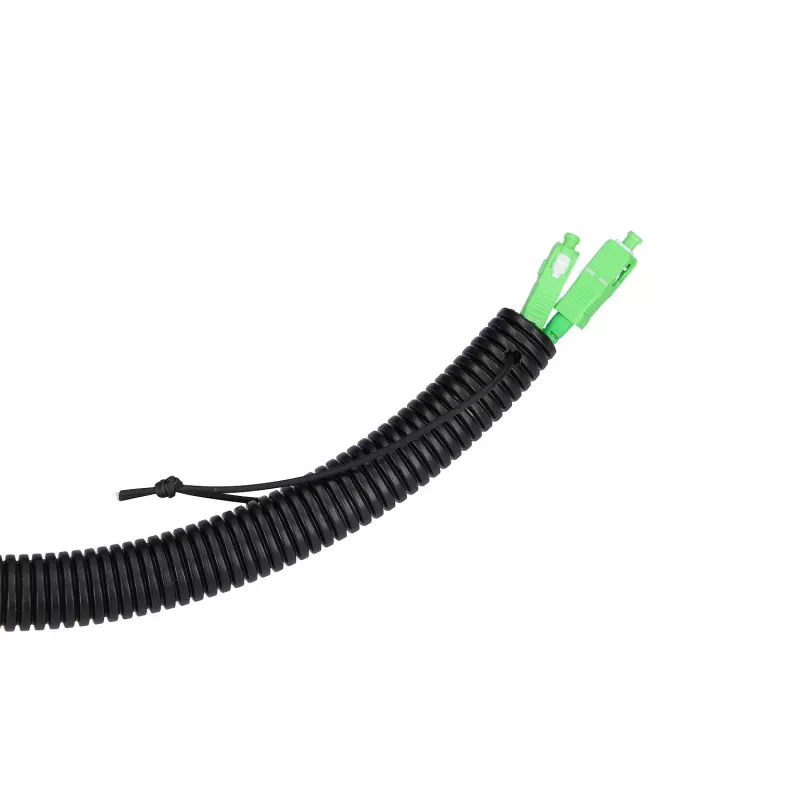 Extralink Patchcord 2J SC/APC-SC/APC vienmodis lauko dvipusis G657A2 25 m