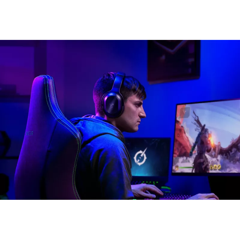 Razer Barracuda Pro ausinės laidinės ir belaidės lankeliu žaidimams USB Type-C Bluetooth juodos