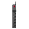 LESTAR ZX 510 G-A K.:CZ 5,0M apsauginis nuo viršįtampių lizdas Juodas 5 AC lizdai 230 V 5 m