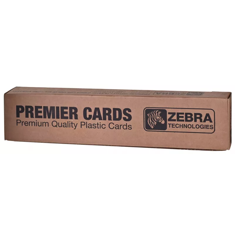 “Zebra Premier” PVC kortelės, 30 mil (5 pakuotės po 100)