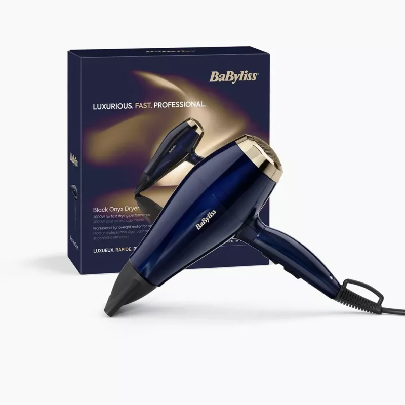 Plaukų džiovintuvas BaByliss 5911E 2000 W juodos ir auksinės spalvos