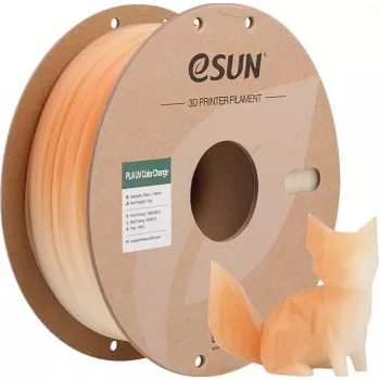 PLA UV 1,75 mm ORANŽINĖ 1 kg eSUN 3D FILAMENTAS (PLA-UV CC175UV-O1P1)