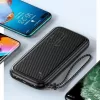Nešiojama išorinė baterija USAMS PB56 10000 mAh 2xUSB / USB-C / MicroUSB greitasis įkrovimas