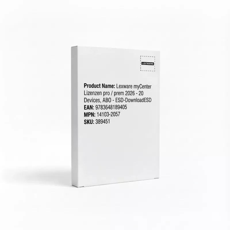 Lexware myCenter 2026 pro/prem Finansinė analizė 20 licencija (-ų)