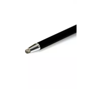 Stylus rašiklis Port Designs 140228 — universalus, juodas, 11 g, kompaktiškas tikslus antgalis