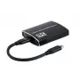 Gembird A-CM-HDMIF2-01 USB-C to dual HDMI adapter, 4K 60Hz, Juoda