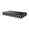 Tinklo PoE komutatorius Reolink RLA-PS1 — 8 prievadų PoE, 150 W bendras biudžetas, IEEE 802.3af/at, 2x Gigabit uplink