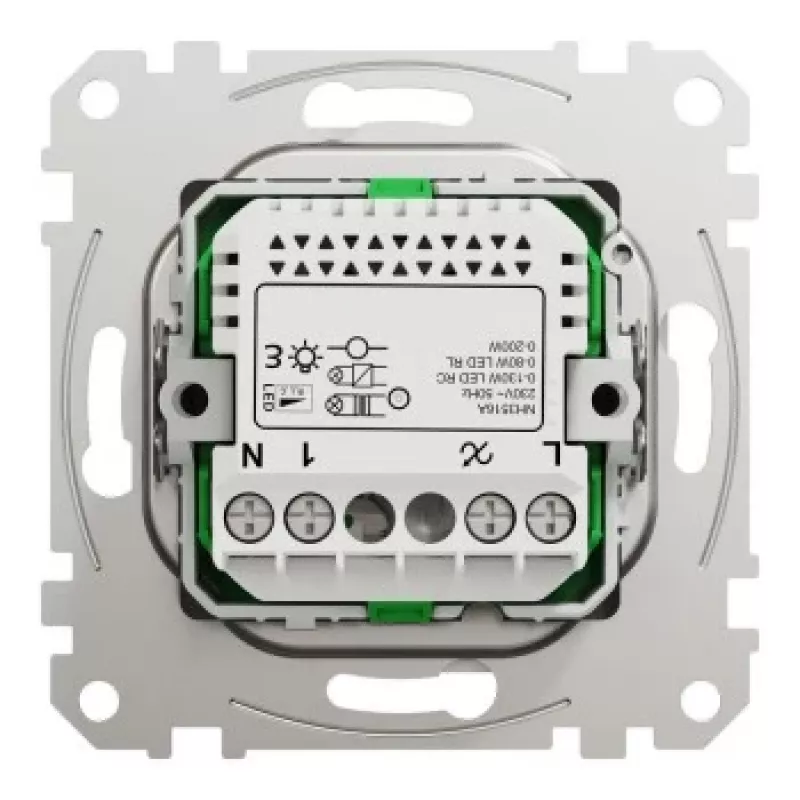 Sukamasis LED reguliatorius Schneider Electric WDE002961, daugialaidis, 200W, baltas