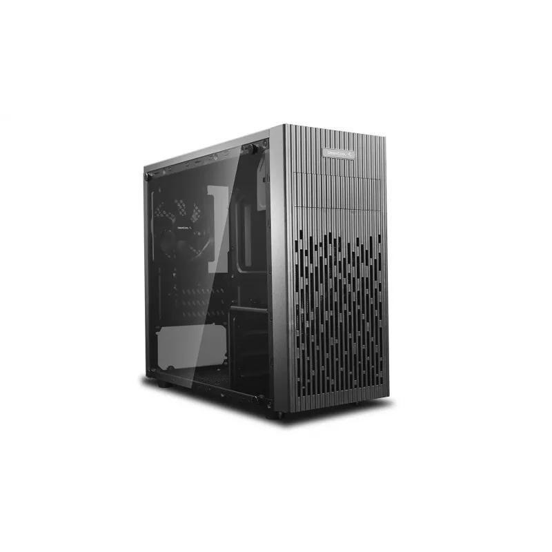 PC korpusas DeepCool Matrexx 30 Mini Tower — Micro ATX, grūdintas stiklas, 3x3,5 colio / 2x2,5 colio lizdai, GPU iki 25 cm