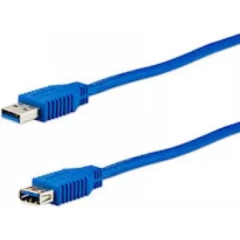 USB laidas e+p CC 318/1 USB 3.2 Gen 1 1.5 m mėlynas