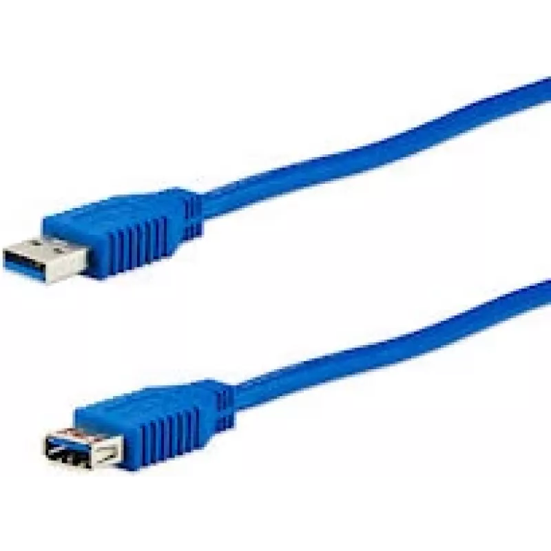 USB laidas e+p CC 318/1 USB 3.2 Gen 1 1.5 m mėlynas