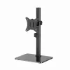 Monitoriaus stalo stovas GEMBIRD MS-D1ST-03 pilno judesio 17–32 colių ekranams, plieninis, juodas, VESA 75x75–100x100, 9 kg