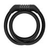 Kabelinė spyna Xiaomi BHR6751GL, skirta paspirtukui, 1,2 m ilgio, 1,2 cm skersmens, kodinis užraktas, juoda