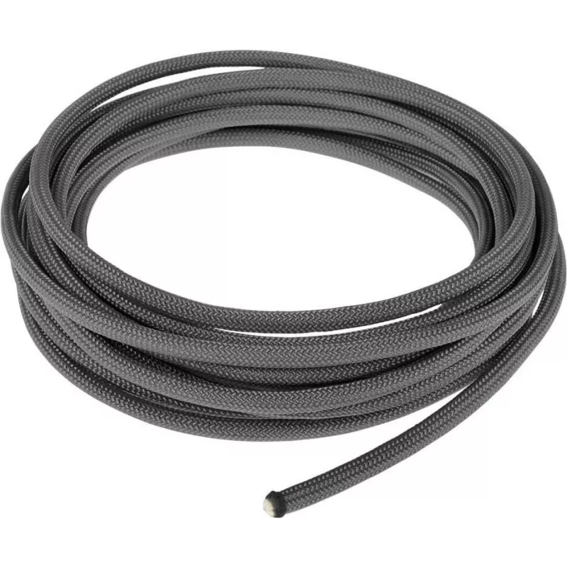 Alphacool AlphaCord Sleeve 4mm - 3,3m (10ft) - Charcoal Pilka (Paracord 550 Type 3) 330cm EOL (45313)
