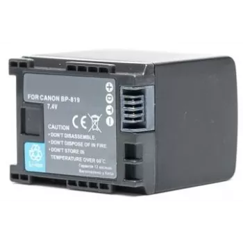 Baterija extra digital BP-819 7,4 V 2100 mAh, skirta Canon fotoaparatams