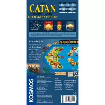 Catan – „Tyrinėtojai ir piratai“ plėtinys, stalo žaidimo plėtinys