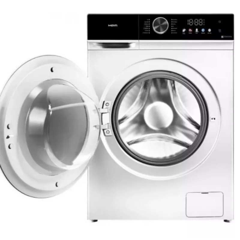 Skalbimo mašina MPM MPM-5112-PT-44, priekinio užkrovimo, 10 kg, 1200 aps./min., A energijos klasė, balta, atskirai stovinti