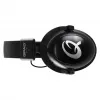 Ausinės QPAD QH-91 laidinės, ant galvos, aplink ausis, 15–25000 Hz, 2 m laidas, juodos